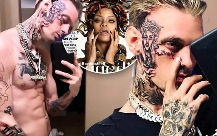 Aaron Carter's Face Tattoo is Horrifying for the Fans